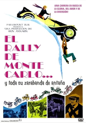 Póster de la película El rally de Montecarlo y toda su zarabanda de antaño