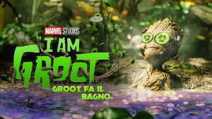 Groot Takes a Bath
