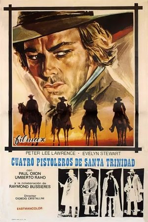 Póster de la película Cuatro pistoleros de Santa Trinidad