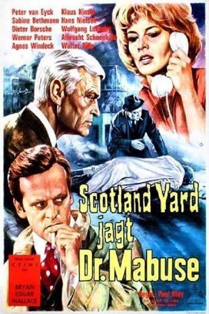 Póster de la película Dr. Mabuse contra Scotland Yard