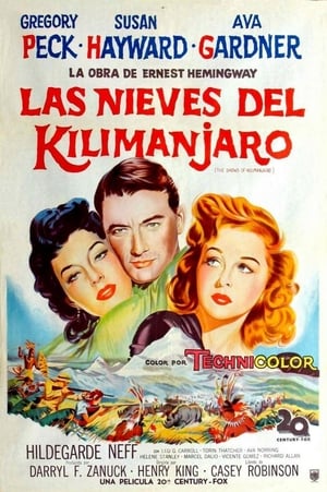 Póster de la película Las nieves del Kilimanjaro