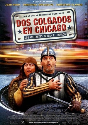 Póster de la película Dos colgados en Chicago: Los visitantes cruzan el charco