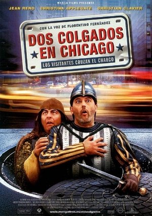 Póster de la película Dos colgados en Chicago: Los visitantes cruzan el charco