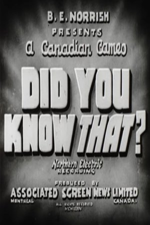 Did You Know That?