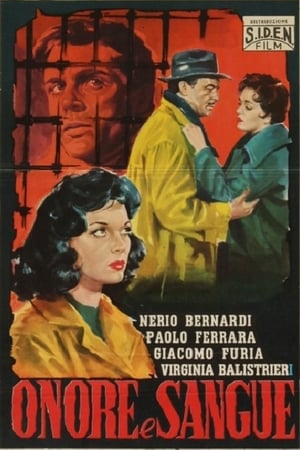 Poster Onore e sangue 1957