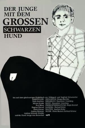 Poster Der Junge mit dem großen schwarzen Hund 1986