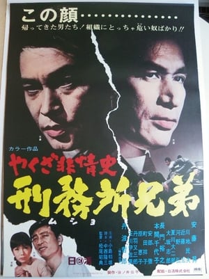 Poster やくざ非情史　刑務所兄弟 1969