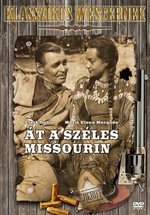Poster Át a széles Missourin 1951