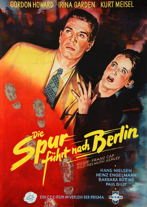 Poster Die Spur führt nach Berlin 1952