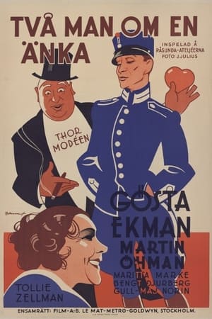 Poster Två man om en änka 1933