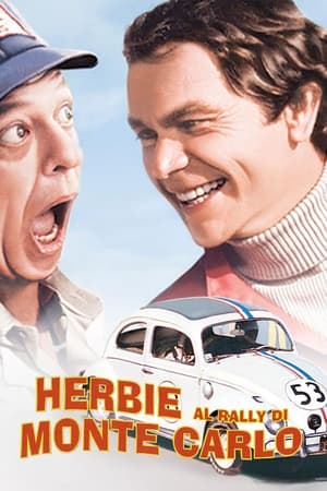 Poster di Herbie al rally di Montecarlo