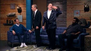 Comedy Bang! Bang! Craig Robinson Wears a Bordeaux Button Down & Dark Jeans