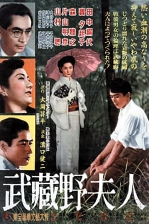 Poster La Dame de Musashino 1951