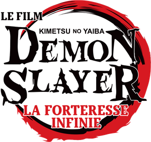 Demon Slayer : Kimetsu no Yaiba - Le film : La Forteresse infinie — logo