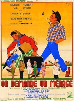 Poster On demande un ménage 1946