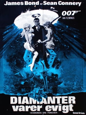 Poster James Bond - Diamanter varer evigt 1971