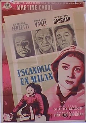 Poster Escándalo en Milán 1956
