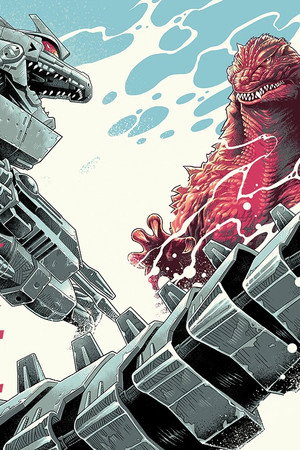 Godzilla vs MechaGodzilla (Gigan tribute)