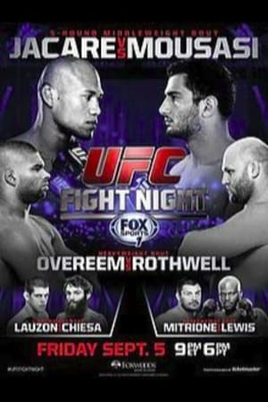 Poster UFC Fight Night 50: Jacare vs. Mousasi 2014