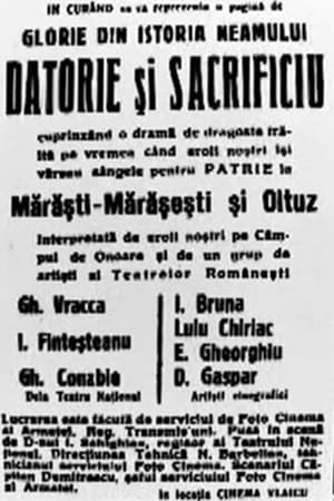 Poster Datorie și sacrificiu 1926