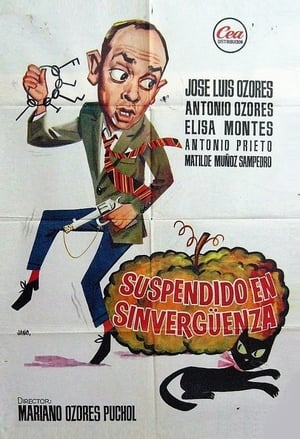 Suspendido en sinvergüenza poster