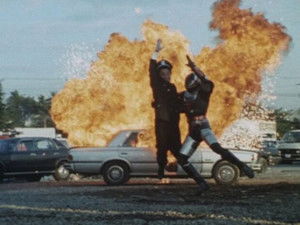 Just before the explosion at "0"