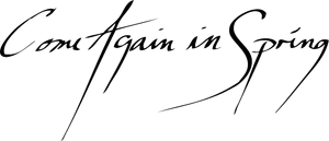 Come Again in Spring — Logos 1