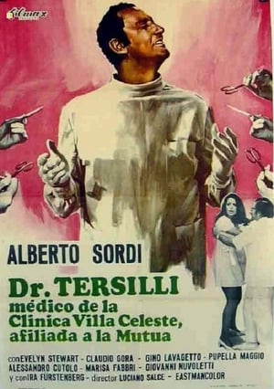 Poster Doctor Tersilli, médico de la clínica Villa Celeste, afiliada a la mutua 1969