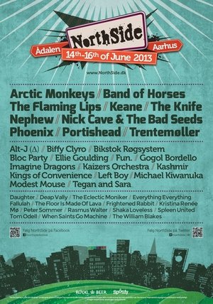 Poster Arctic Monkeys - Northside 2013 (2013)