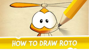 How to Draw Roto from Cut the Rope 2 | StreamHub