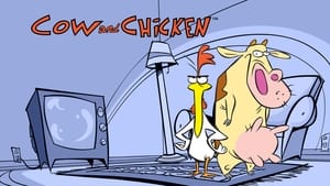 poster Cow and Chicken