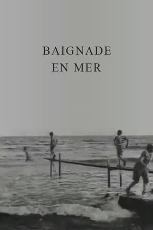 Poster Baignade en mer 1895