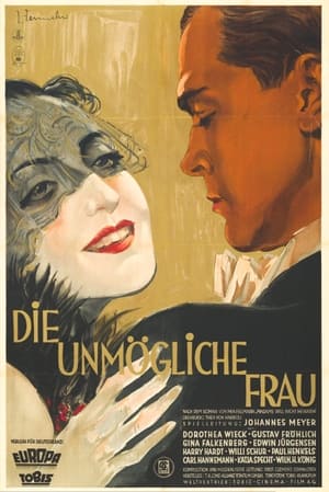 Poster Die unmögliche Frau (1936)