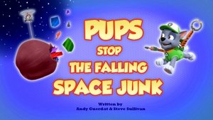 Pups Stop the Falling Space Junk