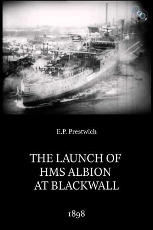 Poster The Launch of HMS Albion at Blackwall 1898