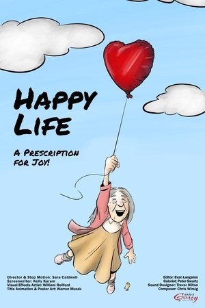 Póster oficial de la película Happy Life
