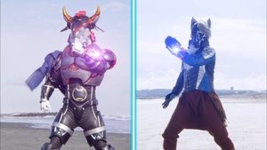 Uchuu Sentai: Kyuranger Star Change With Us! Ookami Blue & Oushi Black Chapter