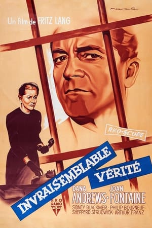 Poster L'Invraisemblable Vérité 1956