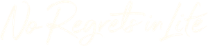 No Regrets In Life