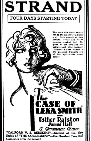 Poster The Case of Lena Smith (1929)