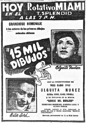 Poster 15 mil dibujos 1942