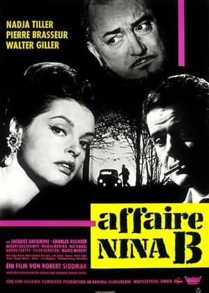 Poster Affäre Nina B. 1961