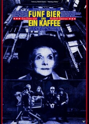 Poster Fünf Bier und ein Kaffee 1989