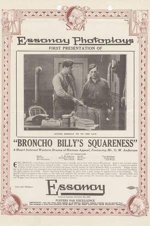 Poster Broncho Billy's Squareness (1913)