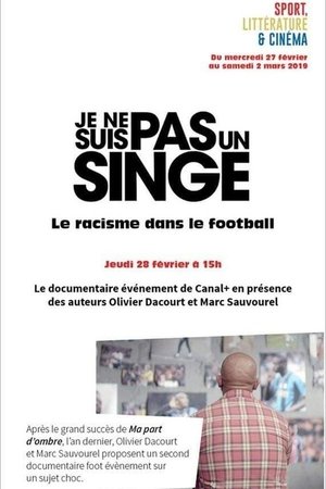 Poster Je ne suis pas un singe (2019)