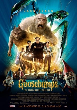 Poster Goosebumps: Îți facem părul măciucă 2015