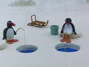 Pingu Pingu has a Fishing Competition