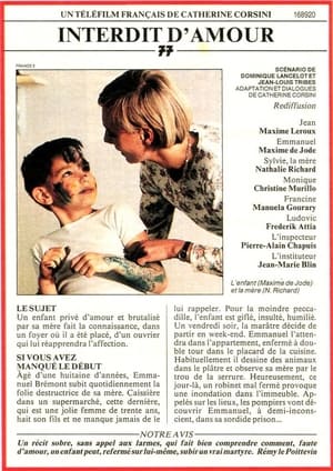 Poster Interdit d'amour 1992