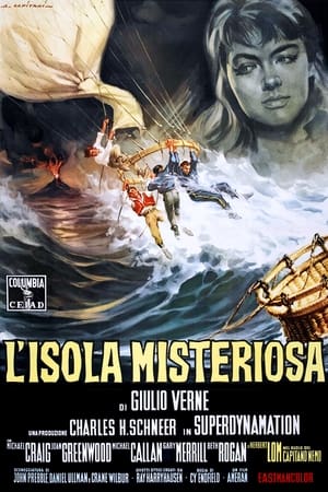 Poster L'isola misteriosa 1961