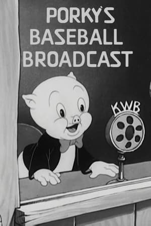 Poster Porky's Baseball Broadcast 1940